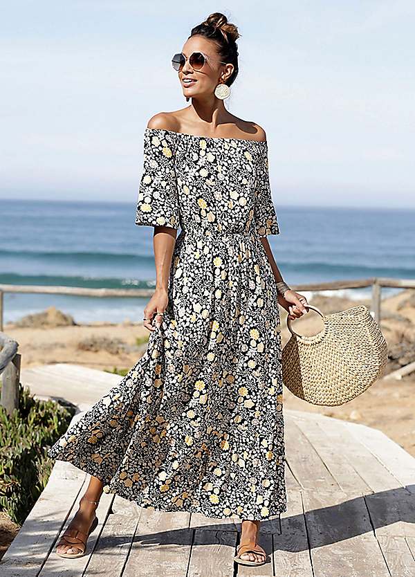 Bardot maxi beach dress deals