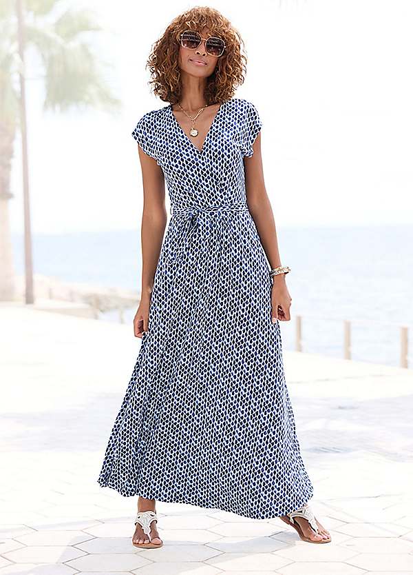 LASCANA V-Neck Maxi Dress Freemans