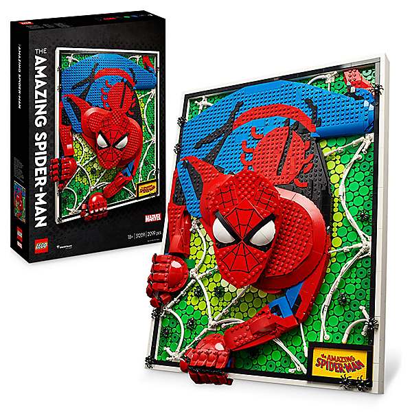 LEGO Art The Amazing Spider-Man 3D Poster Craft Set Freemans