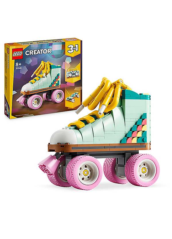 LEGO Creator 3-in-1 Retro Roller Skate Toy Set Freemans
