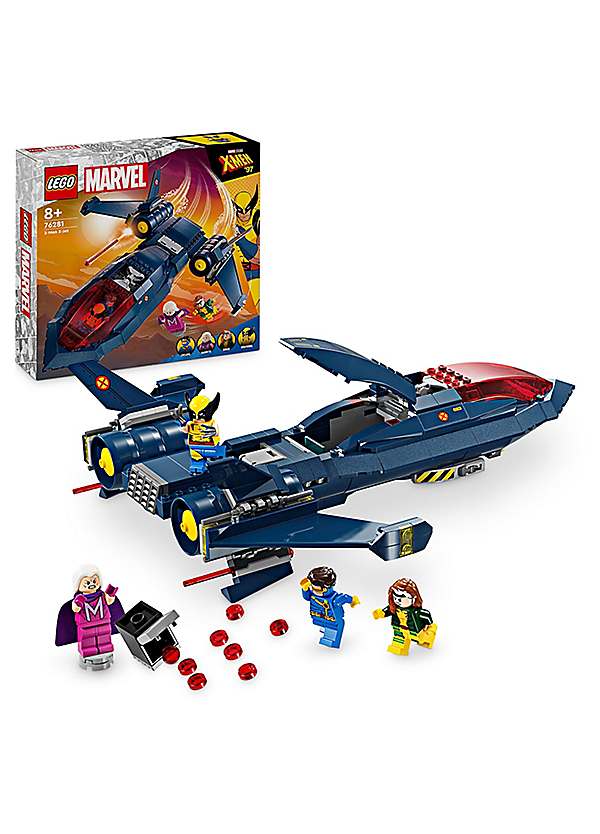 LEGO Marvel X Men X Jet Buildable Toy Plane Freemans