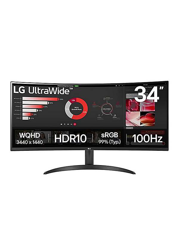 LG UltraWide Curved Monitor 34-inch