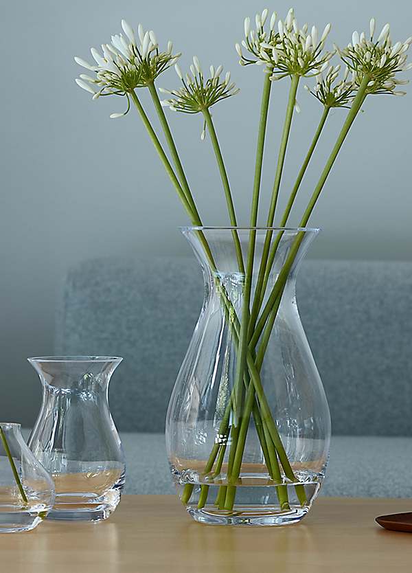 LSA Flower Grand Posy Vase 32H cm Clear | Freemans