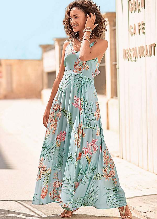Lascana Floral Maxi Dress | Freemans