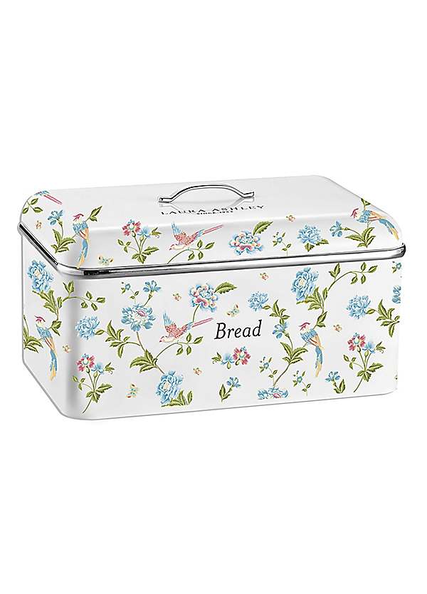 Laura Ashley Bread Bin - Elveden White | Freemans
