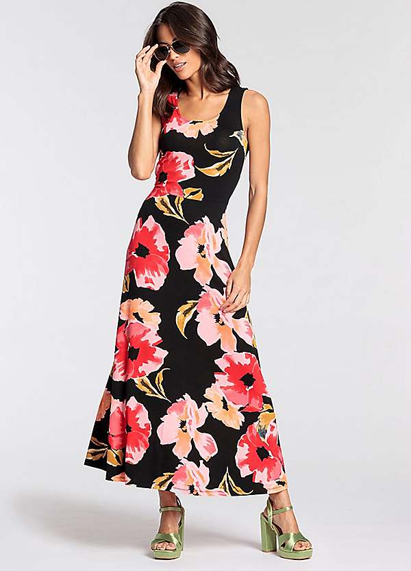 Laura Scott Floral Print Summer Dress Freemans