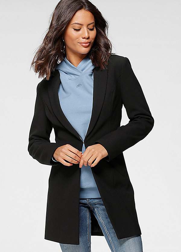 Longline blazer sales coat