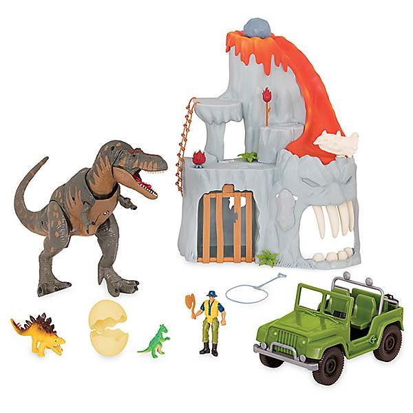 Imaginext Jurassic World T. rex Expedition Dinosaur Toys, 7-Piece Playset 