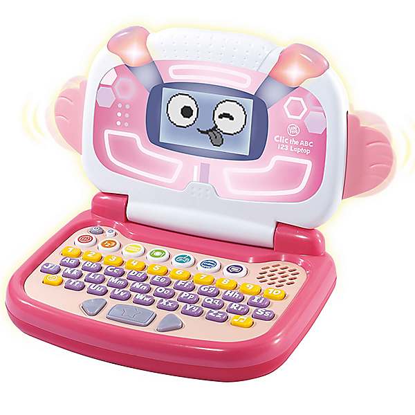 VTech Play Smart Preschool Laptop, Pink