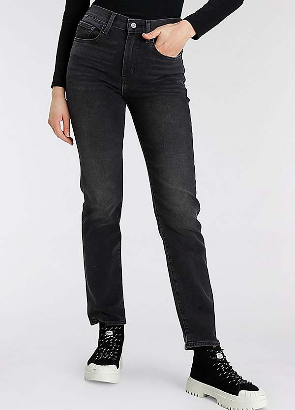 Levi's Women's 724 High Rise Straight Crop Jeans Levi's Women's 7 並行輸入品