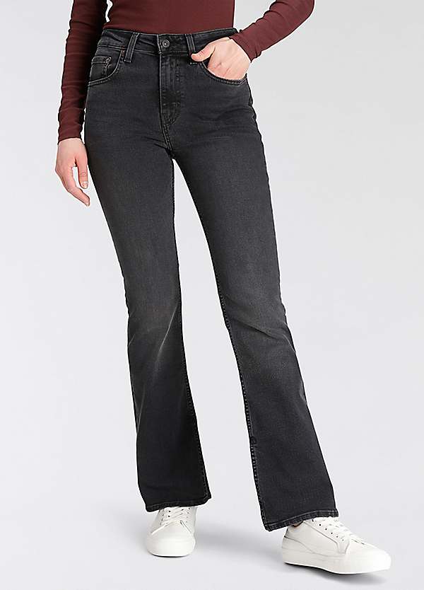 Bootcut Levi's High Rise Black Jeans Levi's® Plus 725™ HIGH