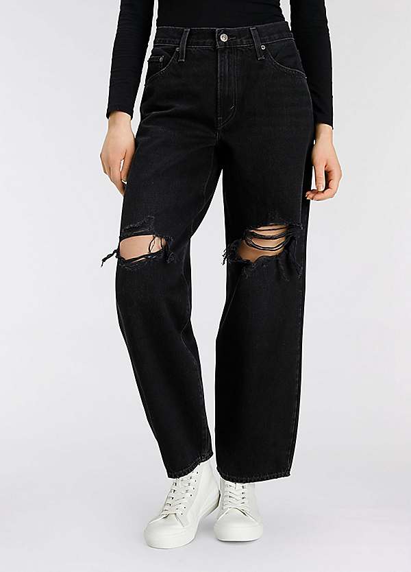 Wide Leg Jeans Levi's Ripped Jeans LEVIS PREMIUM: DISTRESSED