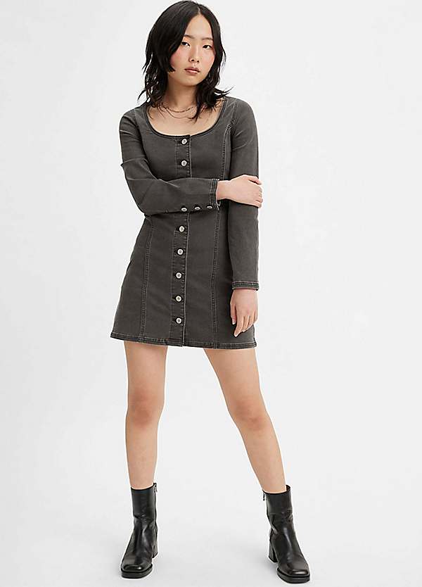 levi's veda denim dress Veda Denim Dress - Black