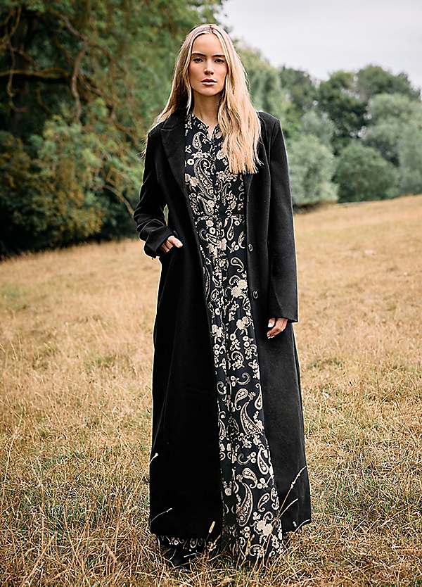 formal plus wedding guest dresses for big tummy A-Line Plus Size Curve Mother of the Bride Dresses Elegant Cape Dress –  JiMiss Dresses main image 0
