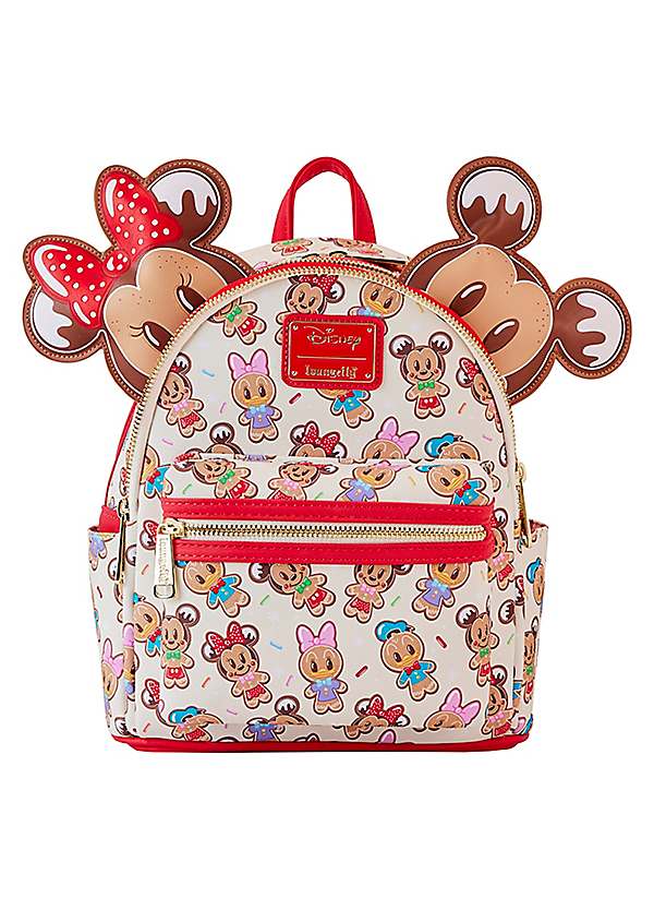 Loungefly Mickey and Minnie Christmas offers Backpack and Headband