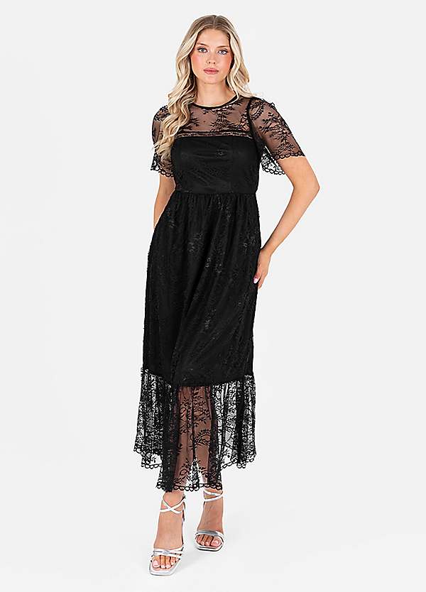 cotton on midi dress Del Monte Midi Cotton Dress Slate Blue (L)