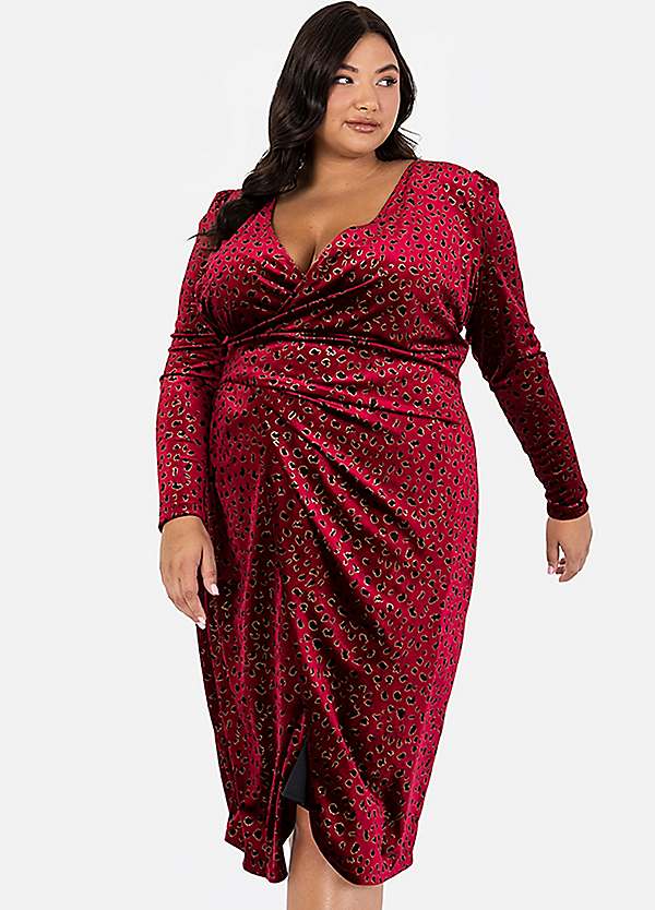 strapless open back dress Kora Tea Printed Dark Red Maxi Floral Dress Xs / Dark Red