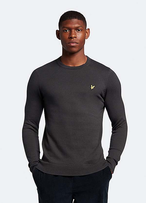 Lyle and scott v neck jumper black best sale