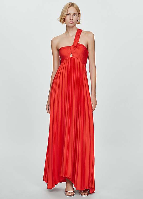 mango evening dresses One Heart Lace Insert Maxi Dress Mango main image 1