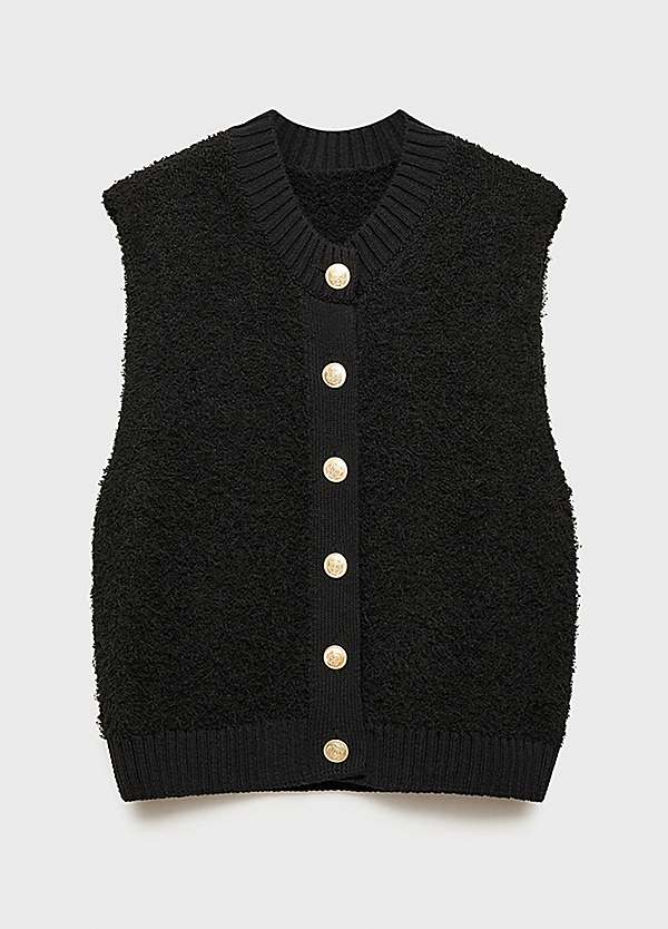 Mango Vest Peludot Freemans