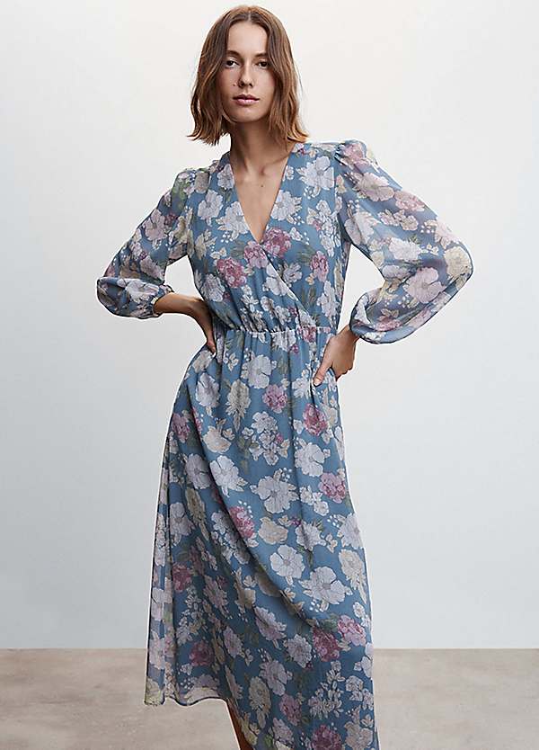 women's tank dress Premium Slub Summer Invite Pink Multi tex standard 9873 SC Size:2X - 38/39