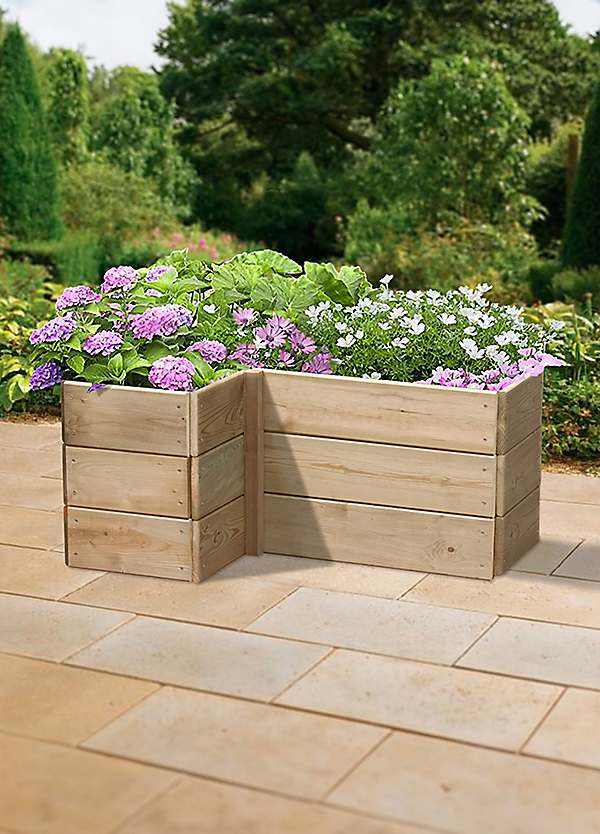 Medium L-Shaped Corner Planter 60 x 90 x 45cm | Freemans