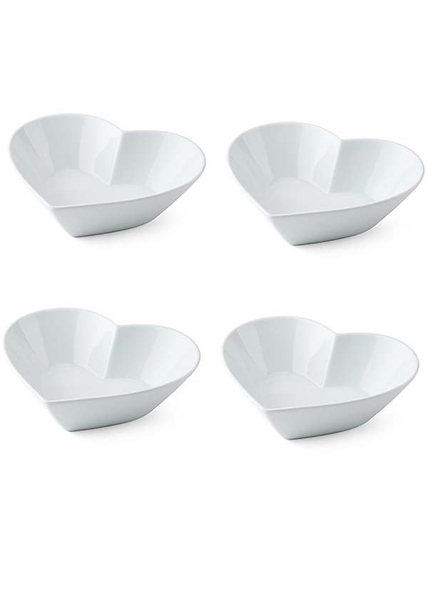 Mikasa Chalk Porcelain Serving Dishes Set of 4 Serving Dishes Freemans