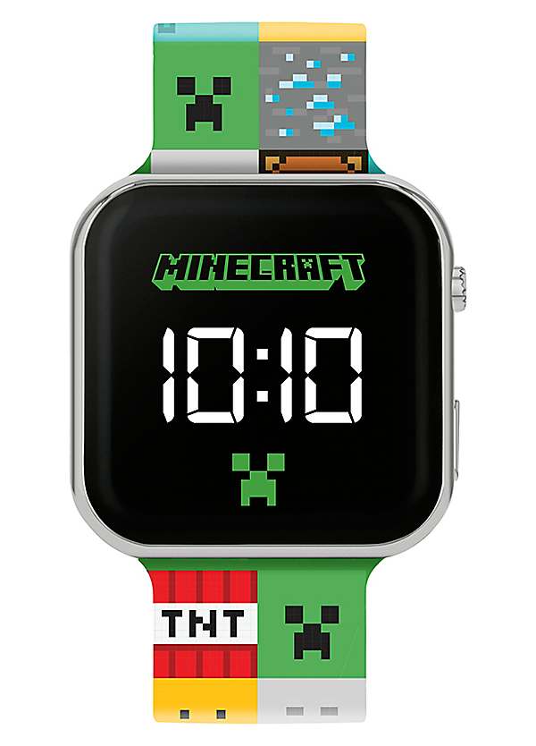 Minecraft digital watch hotsell