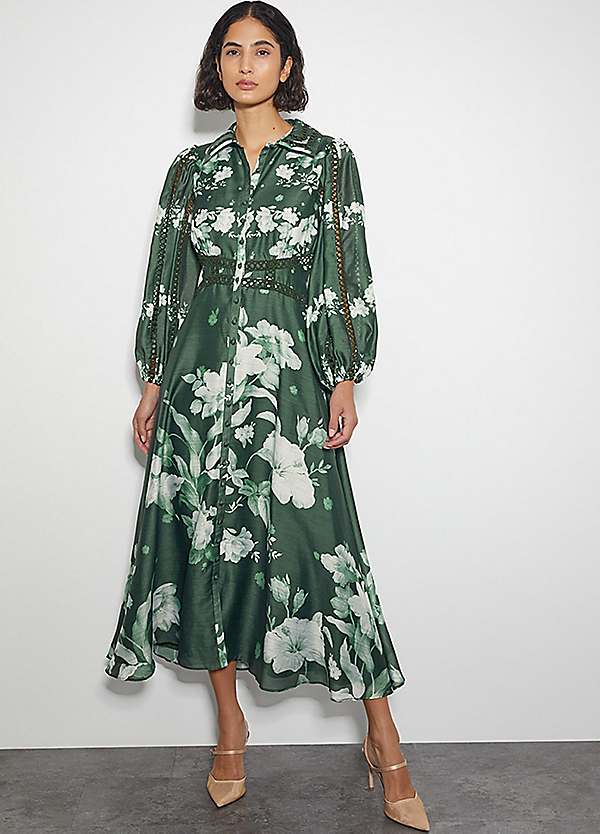 slim fit dress slacks BRAND NEW MONSOON CHARTREUSE GREEN SILK STRAPPY/ STRAPLESS DRESS SIZE   Whispers Dress Agency