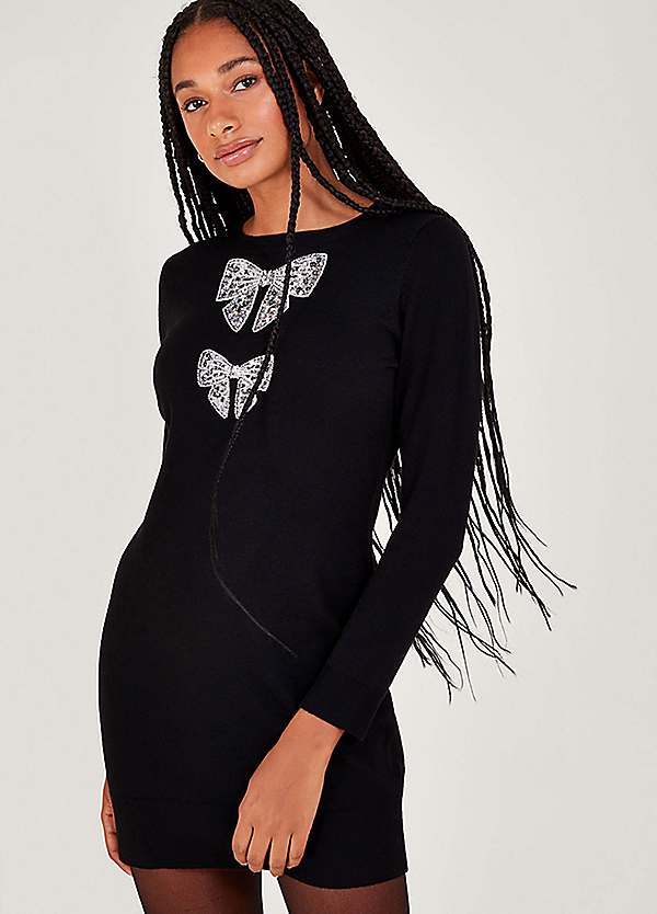 Monsoon Di Double Bow Dress Freemans