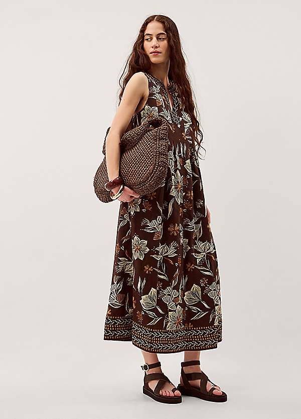 plus size reversible a line dress pockets Tribal Reversible A-line Dress W/ Pockets XS