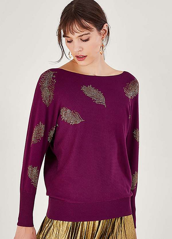 Purple best sale sequin jumper