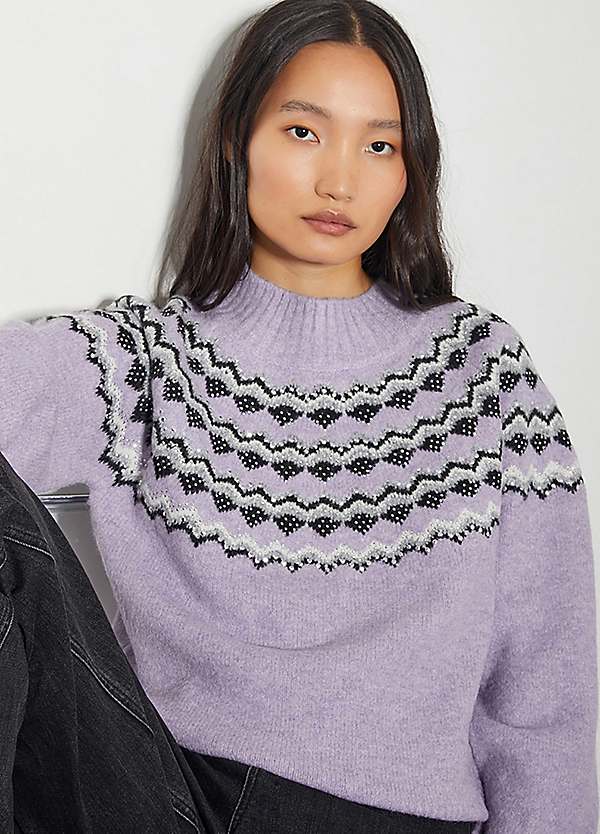 Fair Isle Ladies Cosy Jumpers Monsoon Fie Fair Isle Jumper