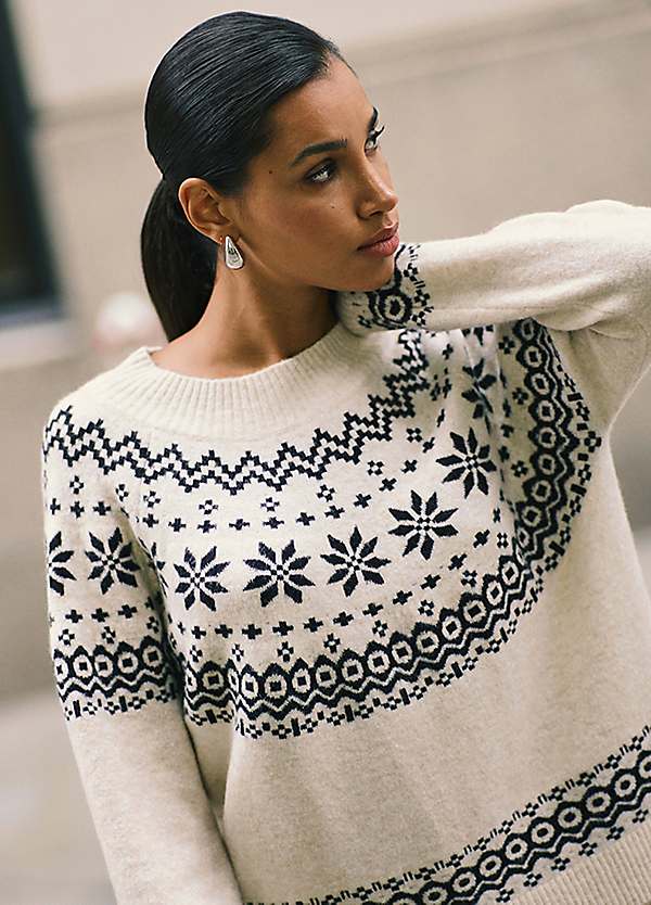 Monsoon Fin Fair Isle Jumper Freemans