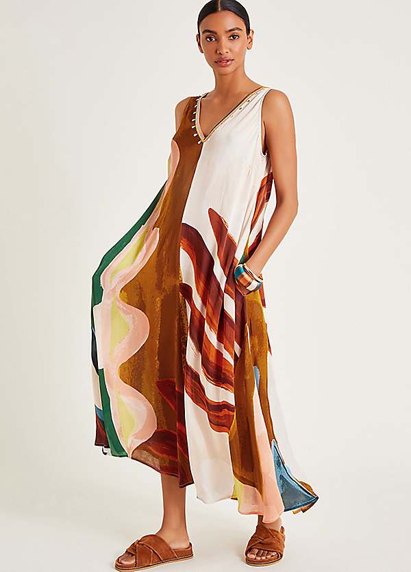 Monsoon Ivy Print Dress Freemans