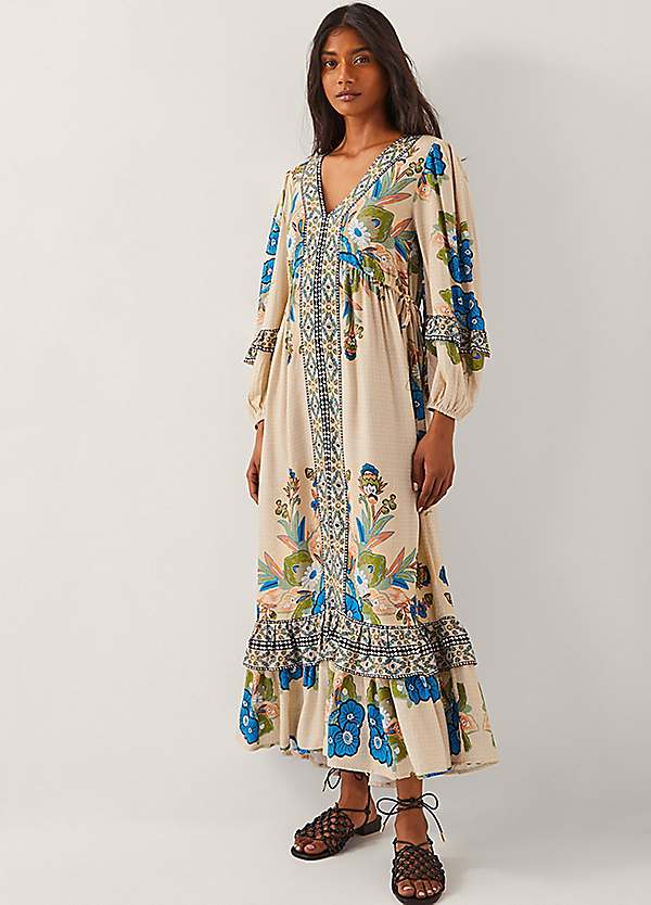 Monsoon Kara Floral Maxi Dress | Freemans