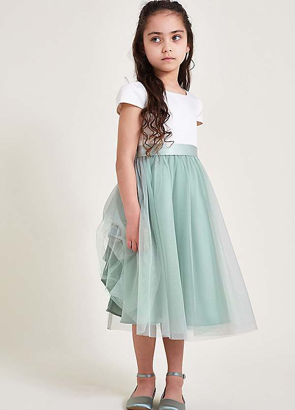monsoon childrens bridesmaid dresses Kids Tulle Dress Size:3T US numeric kaftan evening dress tiered knit maxi dress