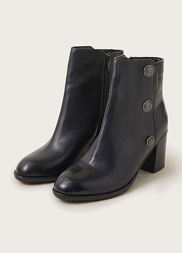 Button on sale ankle boots