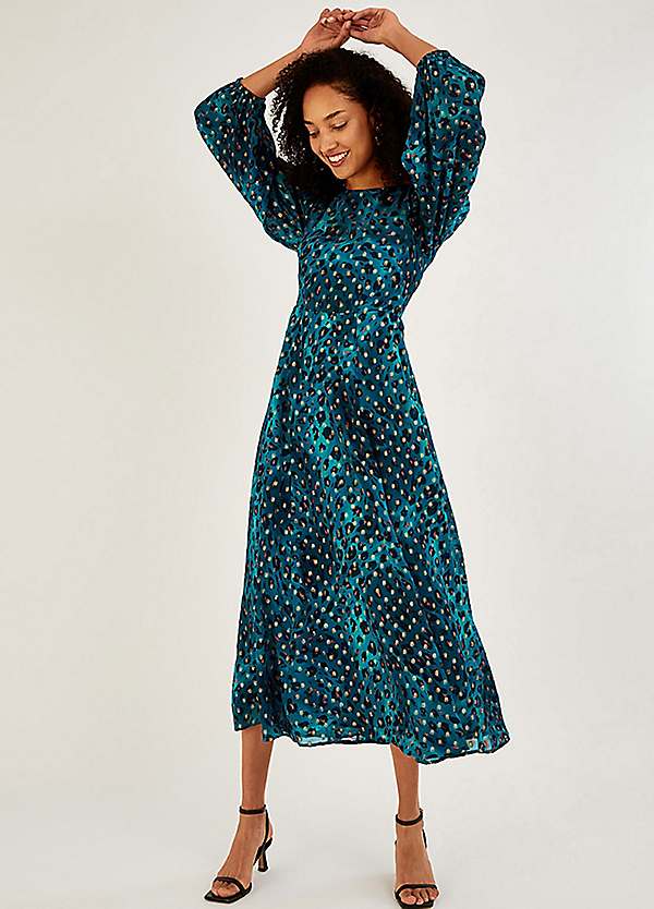 Monsoon polka dot dress best sale