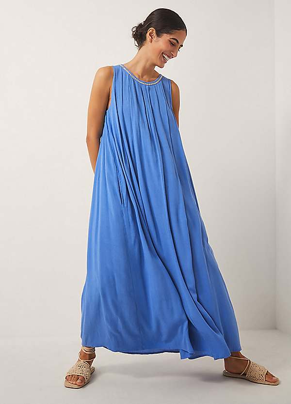 Monsoon Luna Embellished Sleeveless Maxi Dress | Freemans