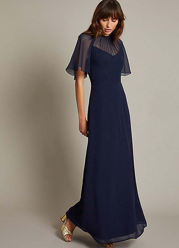 white christmas dresses Sunset Maxi Dress with Flowy Sleeves