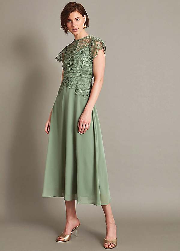 monsoon monica lace midi dress Monsoon Monica Lace Midi Dress
