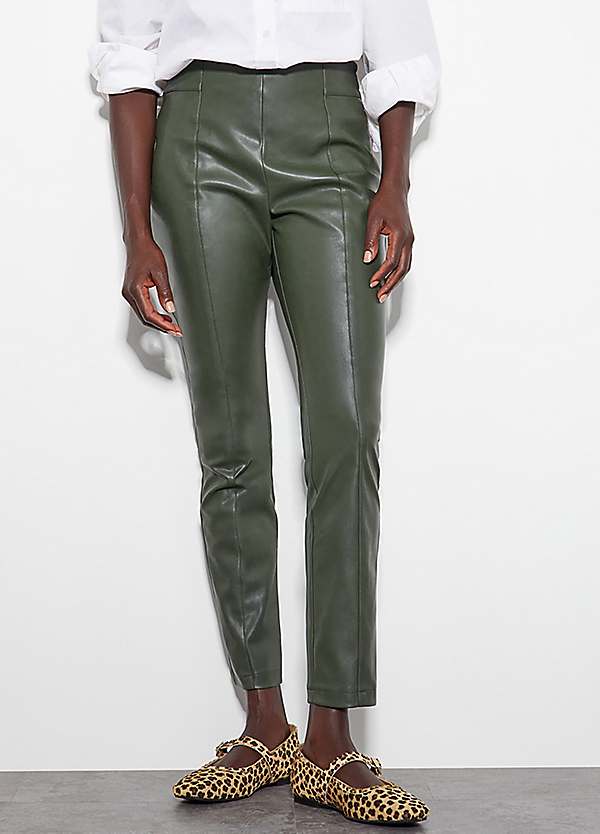 hue leather leggings