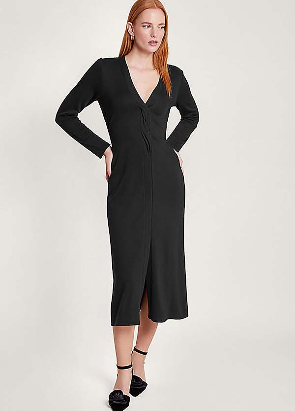 Long sleeve shop ponte dress