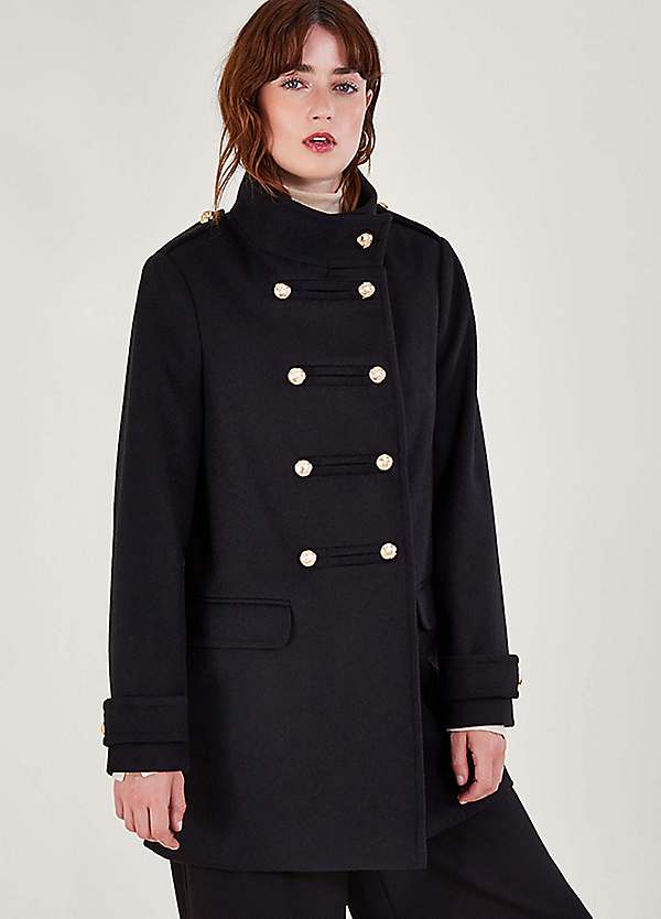 Monsoon Phoebe Double Breasted Pea Coat Freemans