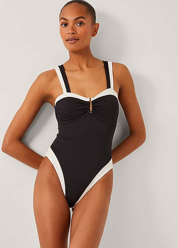Monsoon Sabrina Two Tone Swimsuit | Freemans