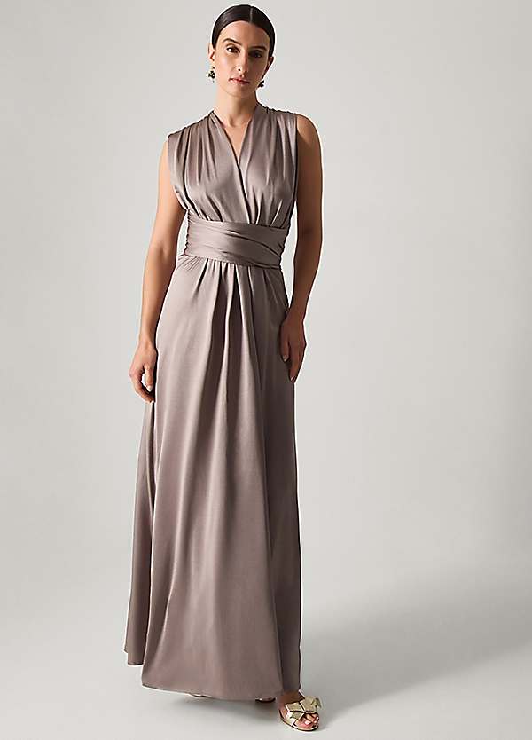 princess polly baby blue dress 7Styles Infinity Dress with Bandeau Convertible Bridesmaid Dress Long Multi  Way Dress Twist Wrap Dress