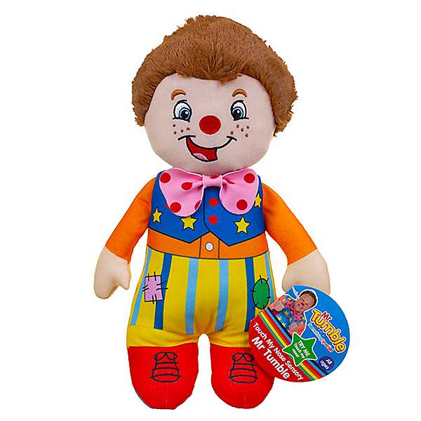 Mr tumble large talking cheap soft toy