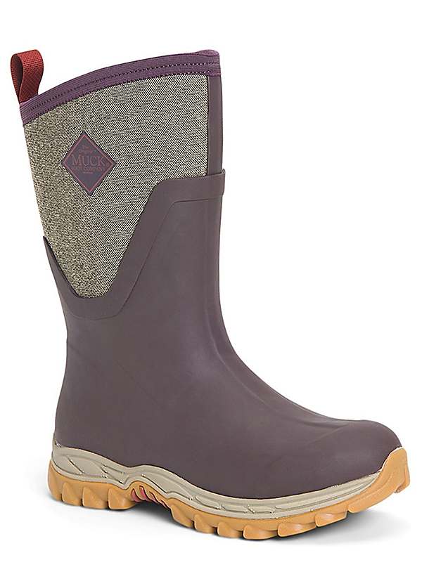 Muck Boots Red Arctic Sport Mid Wellington Boots Freemans