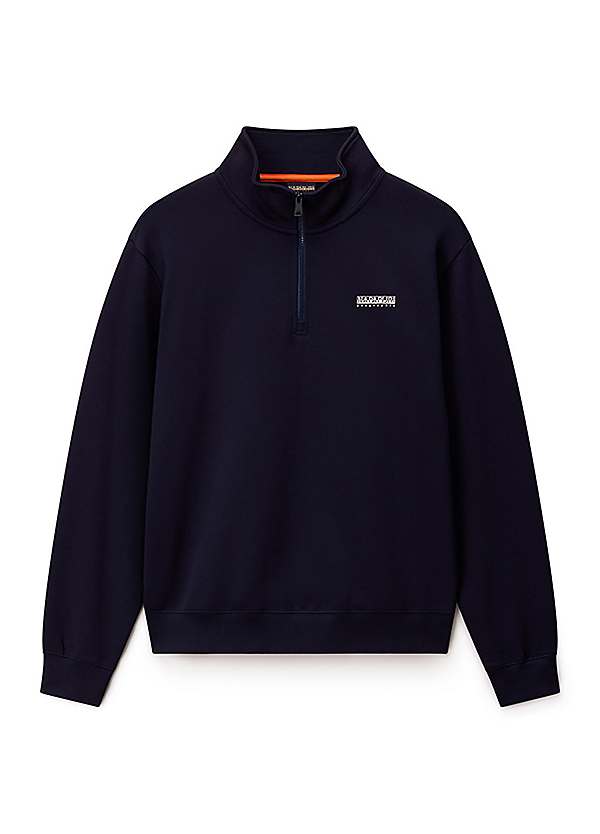 Napapijri Small Box Half-Zip Sweatshirt Freemans